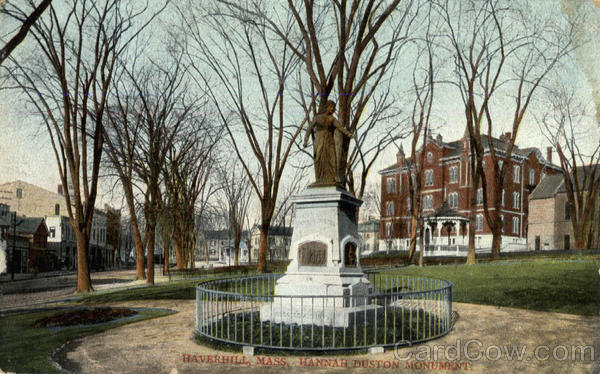Hannar Duston Monument Haverhill Massachusetts