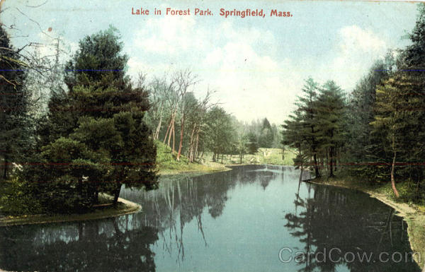 Lake in Forest Park Springfield Massachusetts