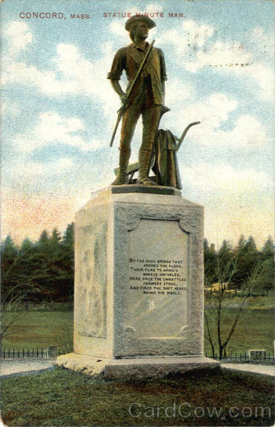 Statue Minute Man Concord Massachusetts