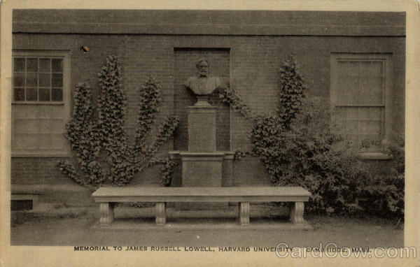 Memorial to James Russell Lowell, Harvard University Cambridge Massachusetts