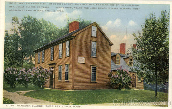 Hancock-Clarke House Lexington Massachusetts