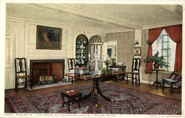 Parlor in The House of the Seven Gables Salem Massachusetts