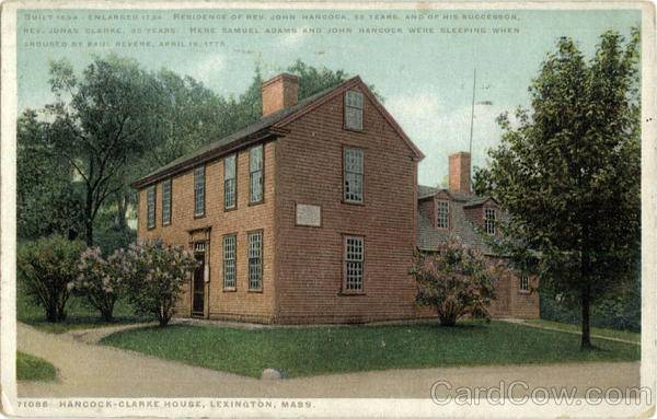 Hancock-Clarke House Lexington Massachusetts