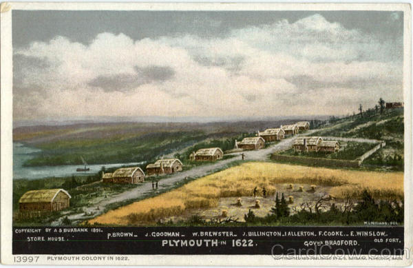 Plymouth Colony in 1622 Massachusetts