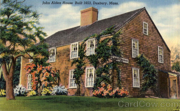 John Alden House Built 1653 Duxbury Massachusetts