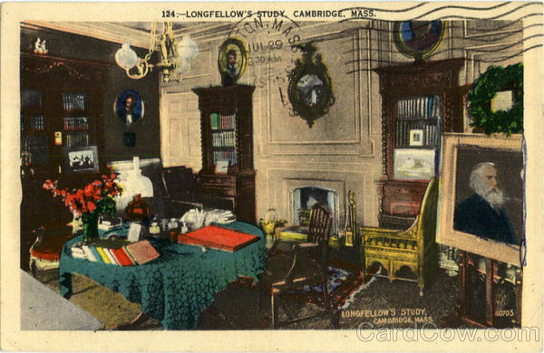 Longfellow's Study Cambridge Massachusetts