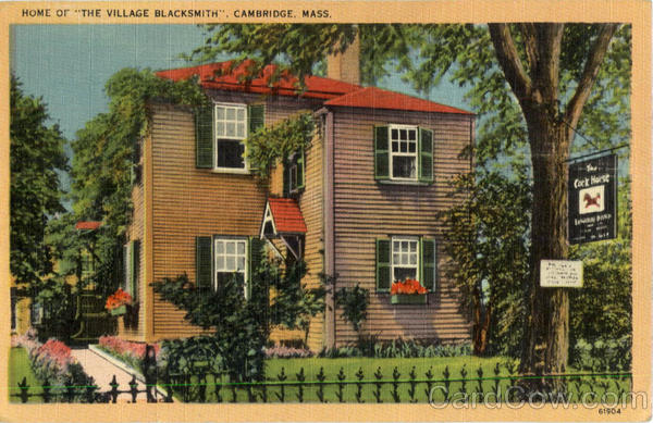 Home of The Village Blacksmith Cambridge Massachusetts