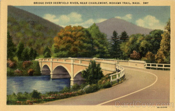 Bridge over deerfield river, Charlemont Mohawk Trail Massachusetts