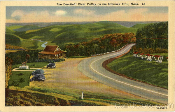 The Deerfield River Valley on the Mohawk Trail Massachusetts