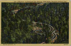 "Loop-Over" on Newfound Gap Highway Postcard