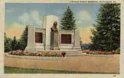 Lincoln Speech Memorial Postcard