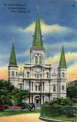St. Louis Cathedral, Jackson Square Postcard