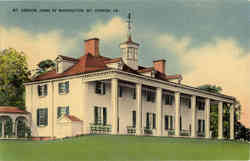 Mt. Vernon, Home of Washington Postcard