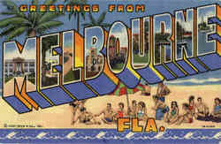 Greetings from Melbourne Postcard