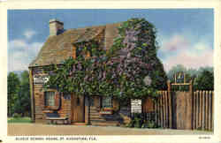 Oldest School House Postcard