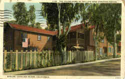 The Island home of the late gene stratton-porter, Avalon Postcard