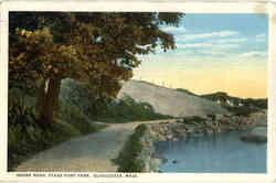 Shore Road, Stage Fort Park Postcard