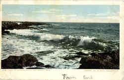 Surf at Eastern Point Postcard