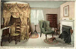 New England Bedroom (1800) Museum of the Essex Institute Postcard