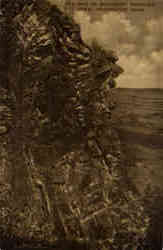 Old Man of Monument Mountain Postcard