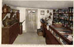 Apothecary Shop (1830) In 17th Century House, The Essex Institute Postcard