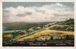 Plymouth Colony in 1622 Postcard