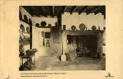 Kitchen, Historic Winslow House,(Built 1699) Postcard