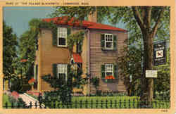 Home of The Village Blacksmith Postcard