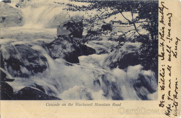 Cascade On The Wachusett Mountain Road Scenic New Hampshire