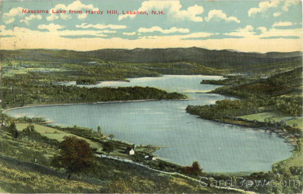 Mascoma Lake From Hardy Hill Lebanon New Hampshire