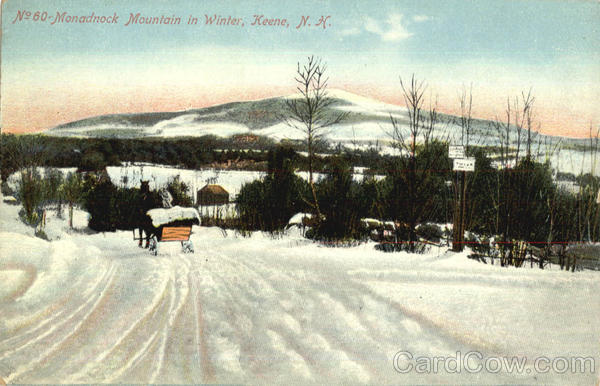 Monadnock Mountain In Winter Keene New Hampshire