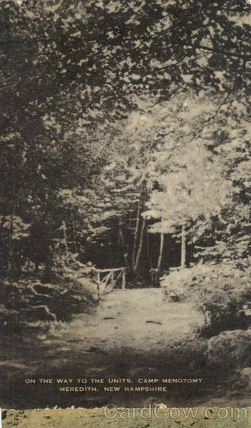 On The Way To The Units Camp Menotomy Meredith New Hampshire