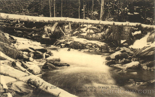 The Meeting Of The Waters, Orange Brook Canaan New Hampshire