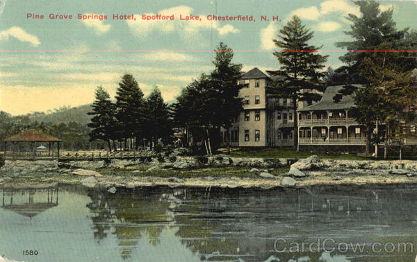 Pine Grove Springs Hotel, Spofford Lake Chesterfield New Hampshire