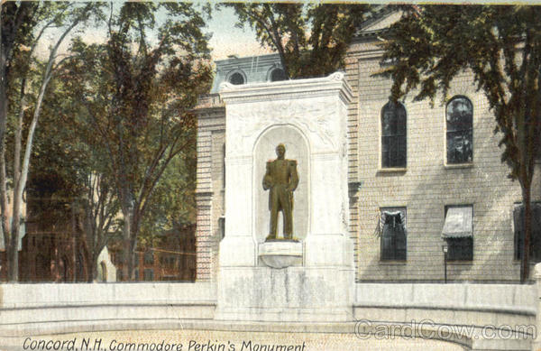 Commodore Perkin's Monument Concord New Hampshire