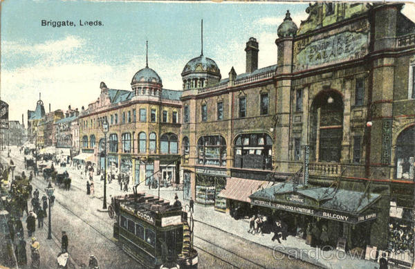 Briggate Leeds UK Yorkshire