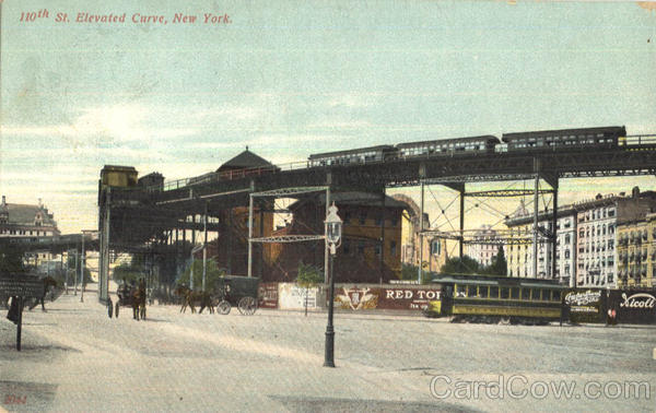110Th St. Elevated Curve New York