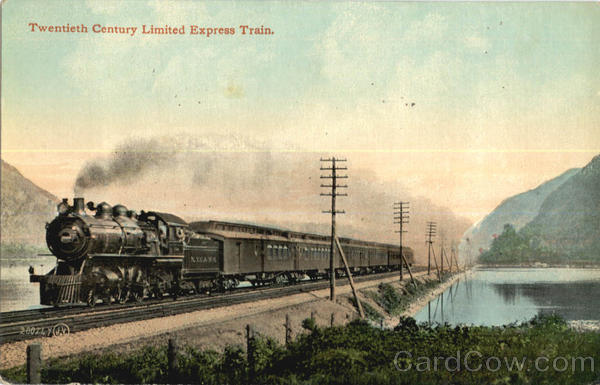 Twentieth Century Limited Express Train Trains, Railroad