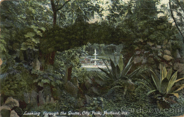 Looking Through The Grotto, City Park Portland Oregon