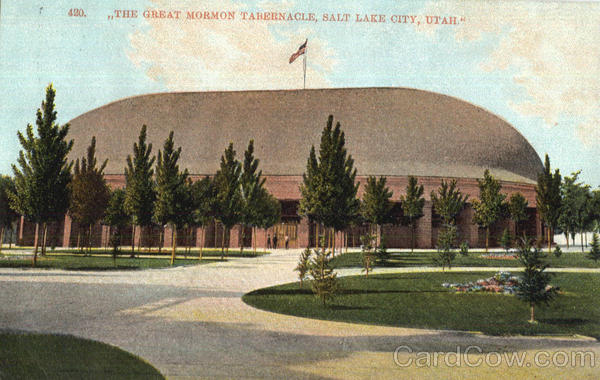 The Great Mormon Tabernacle Salt Lake City Utah