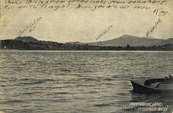 Pontoosuc Lake Pittsfield Massachusetts