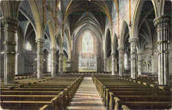 St. Patrick's Church Lowell, MA Postcard Postcard