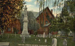 Old St. John's Church Hampton, VA Postcard Postcard