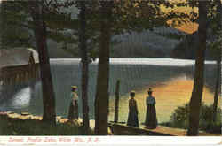 Sunset, Profile Lake Postcard