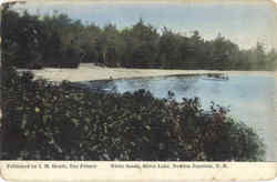 White Sands , Silver Lake Newton, NH Postcard Postcard