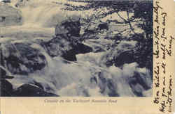 Cascade On The Wachusett Mountain Road Postcard