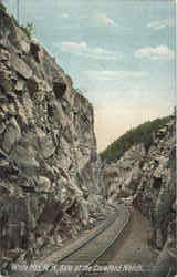 Gate Of The Crawford Notch White Mountains, NH Postcard Postcard