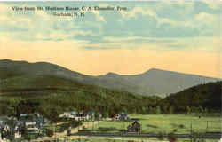 View From Mt. Madison House Gorham, NH Postcard Postcard