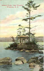 Summer House, Camp Wyanoke Postcard
