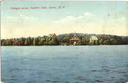 Cottages Across Canobie Lake Postcard